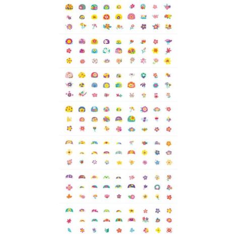 Stickere Unghii și Tatuaje Flori Avenir | 260+ Modele - imagine 5