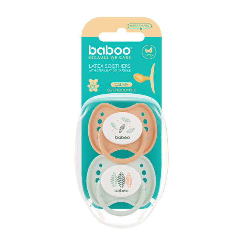Baboo Calmy - Set 2 Suzete Orto Piersica - imagine 4