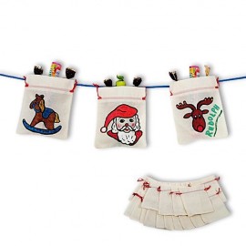 Set 24 saculeți bumbac Beleduc Decorează
