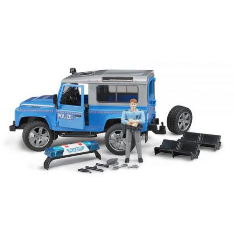 Bruder Masina Politie Land Rover cu Lumini - imagine 6