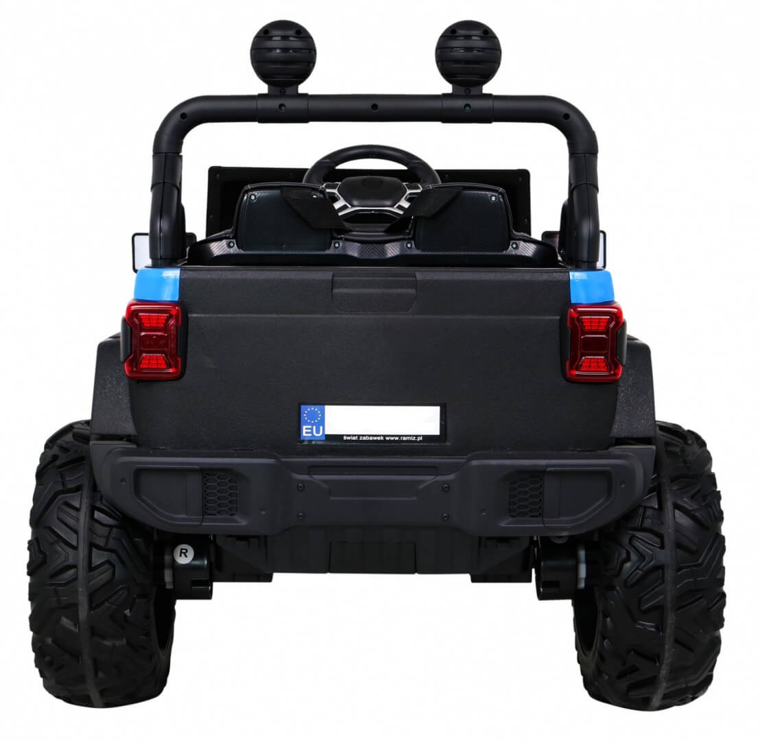 Masinuta Electrica 4x4 Off-Road Albastru - imagine 3