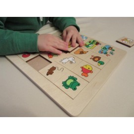 Puzzle Habitate Beleduc | Joc Asociere și Sortare - imagine 2