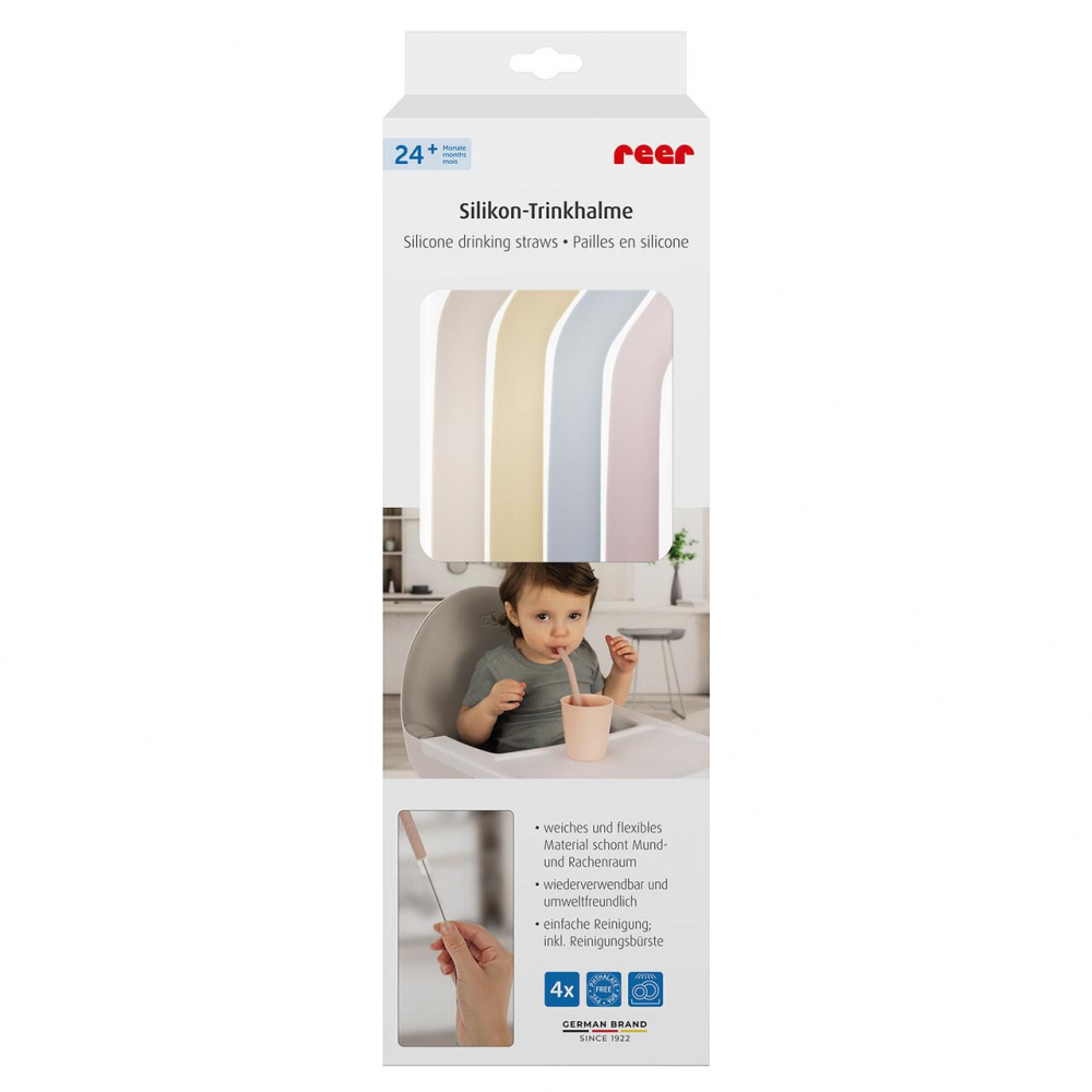 Set 4 Paie Silicon Reer Reutilizabile Copii 24+L
