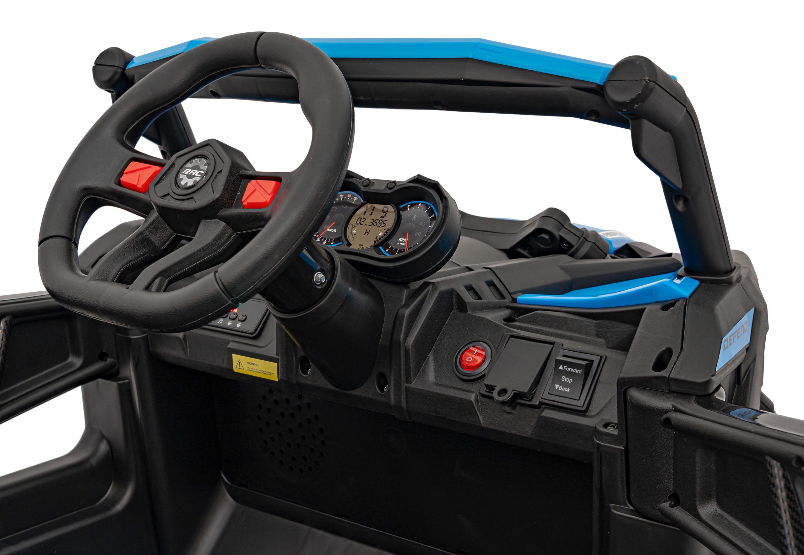 UTV Electric 4x4 Copii Albastru - Autokids - imagine 9