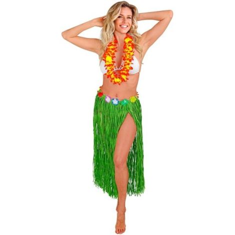 Fusta Hawaii Verde Widmann | Petrecere Tropicale - imagine 2