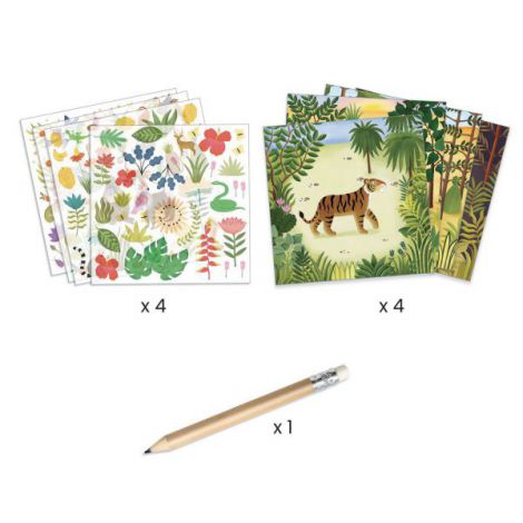 Transfer Artistic Djeco Le Douanier Rousseau - imagine 3