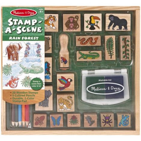 Set Stampile Jungla Melissa & Doug - Creativitate - imagine 2