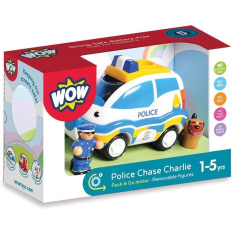 Mașina Politie Charlie Wow, Fără Baterii