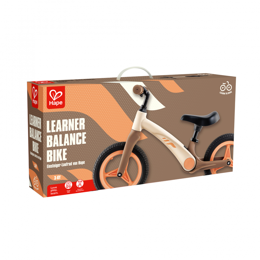 Bicicleta Echilibru Hape Bej - Dezvoltare Echilibru - imagine 2