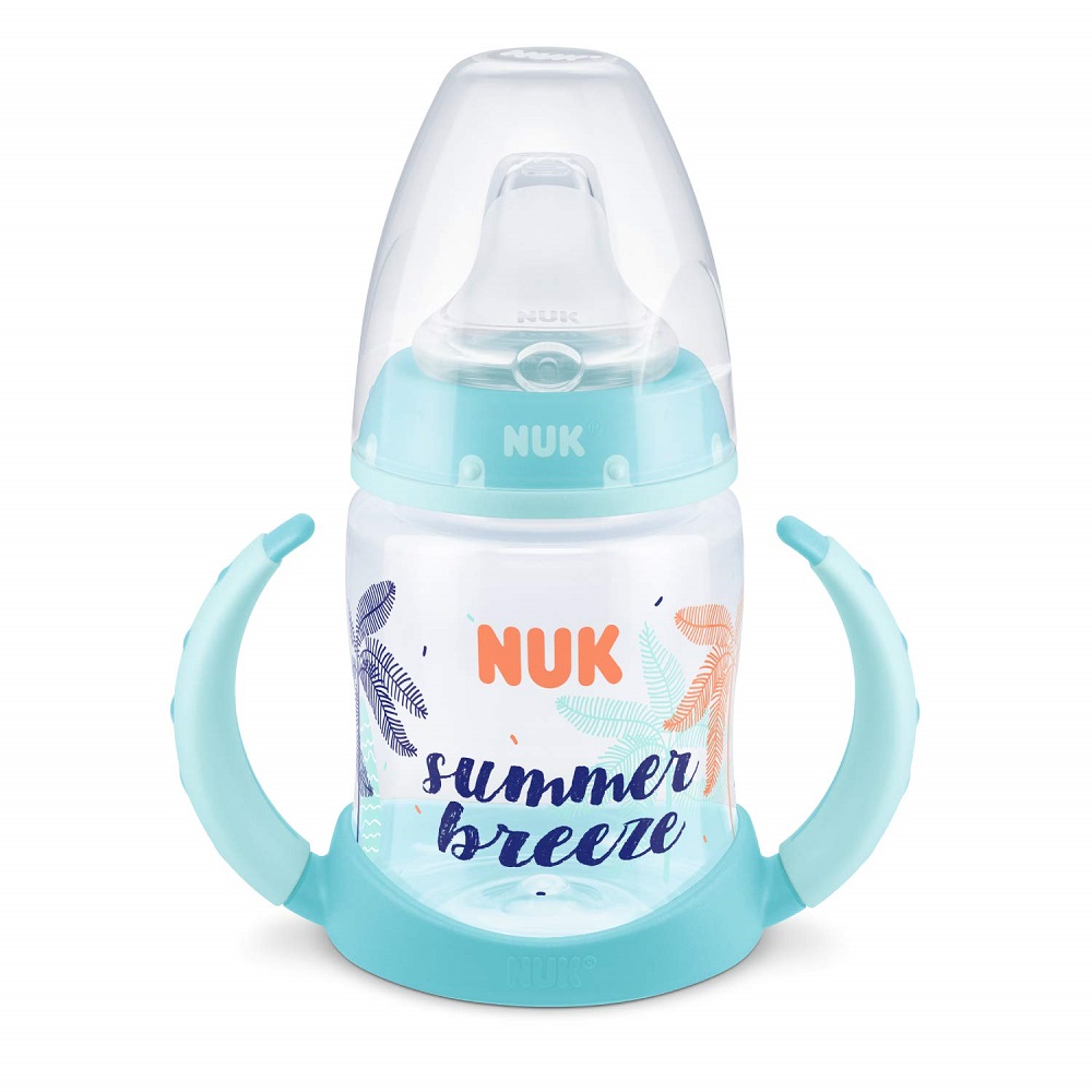 Biberon Nuk First Choice Beach Edition, 150ml, Bleu - imagine 2