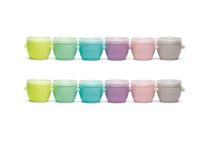 Set 12 Recipiente Silicon SnapGo Melii 59 ml - imagine 2