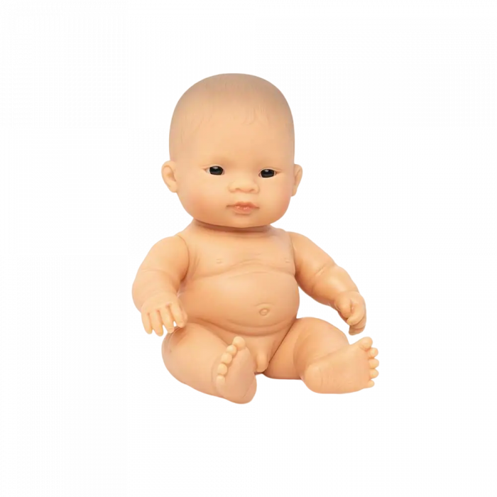 Păpușă Bebelus Asiatic Băiețel Miniland Realistă