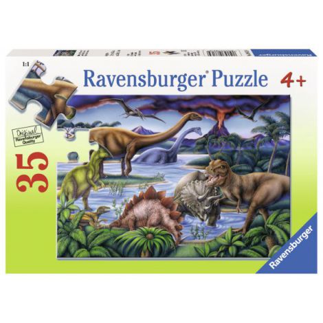 Puzzle Dinozauri 35 piese Ravensburger