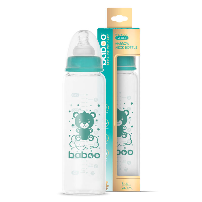Biberon Baboo Anticolici Sticlă 240ml - imagine 4