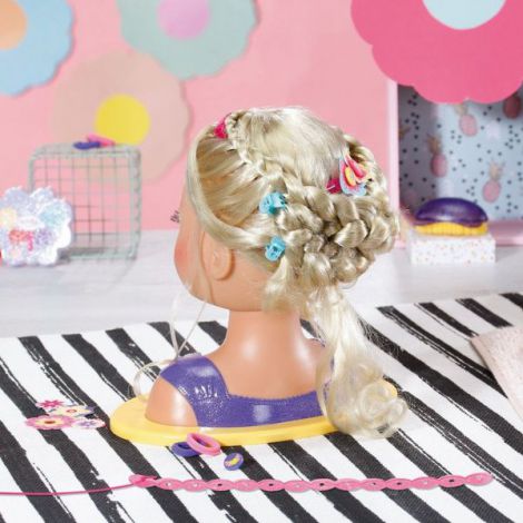 BABY born Surioara, Cap Papusa pentru Coafat, 27 Accesorii - imagine 4