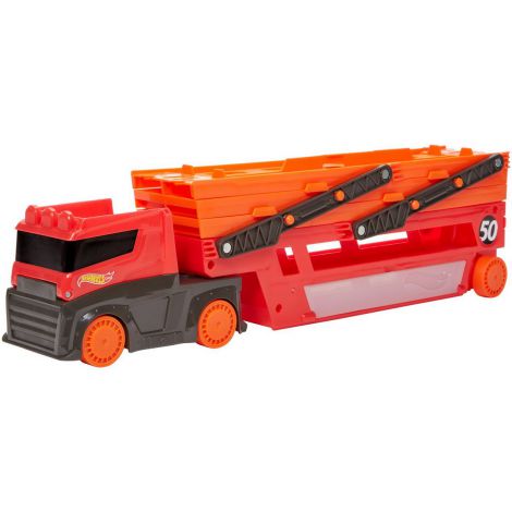 Hot Wheels Mega Transportator 50 Masini - Mattel - imagine 3