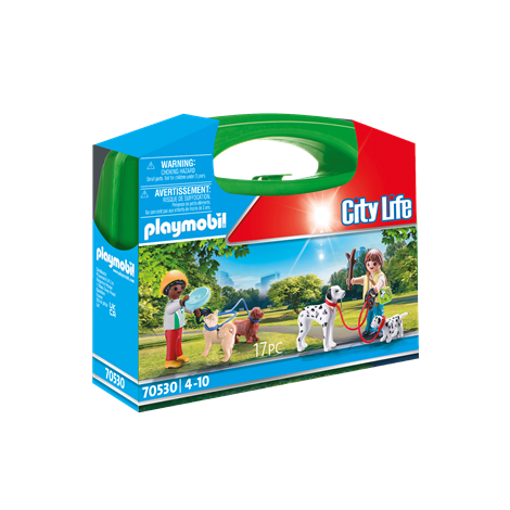 Playmobil Set Copii cu Cățeluși Portabil 91.9RON - imagine 7