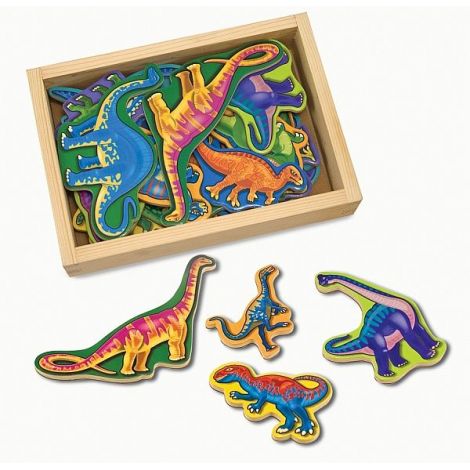 Dinozauri Lemn Magneți Melissa & Doug Jucărie Educativă - imagine 2