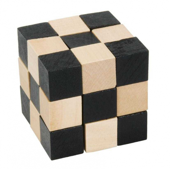 Cub Șarpe Negru - Fridolin | Puzzle Logic 3D
