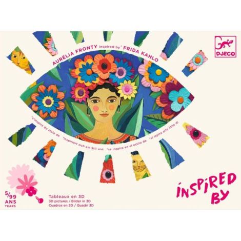 Djeco Frida Kahlo - Set Creativ Arta Florilor - imagine 5