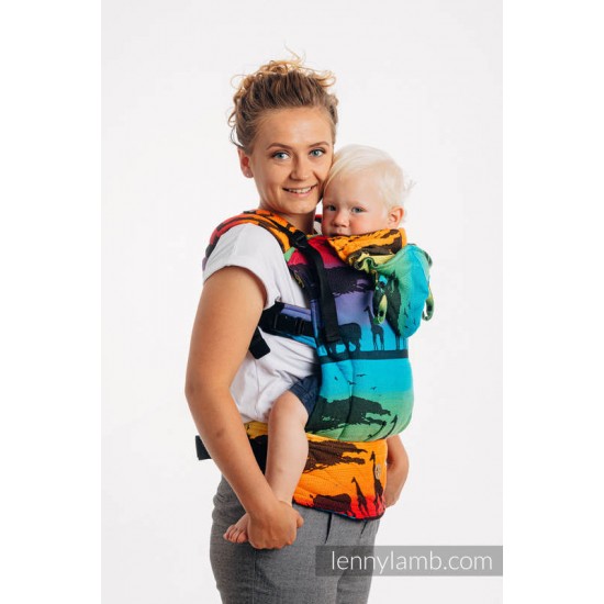 Marsupiu LennyGo Toddler Rainbow Safari | Lenny Lamb - imagine 2