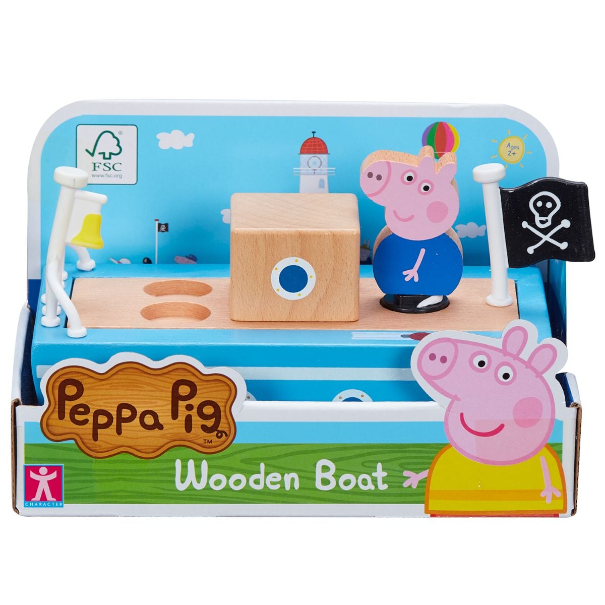 Set Barcă Peppa Pig cu Figurină George