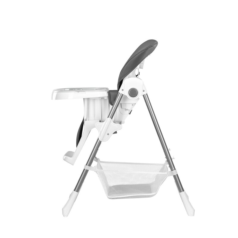 Scaun de masa Lionelo Linn Plus Metal Gri Reglabil - imagine 2