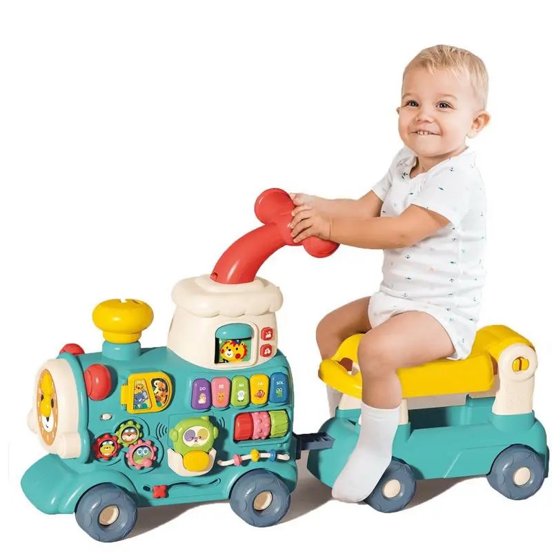 Malplay Antepremergator 5-in-1 Choo-Choo Blue - imagine 2