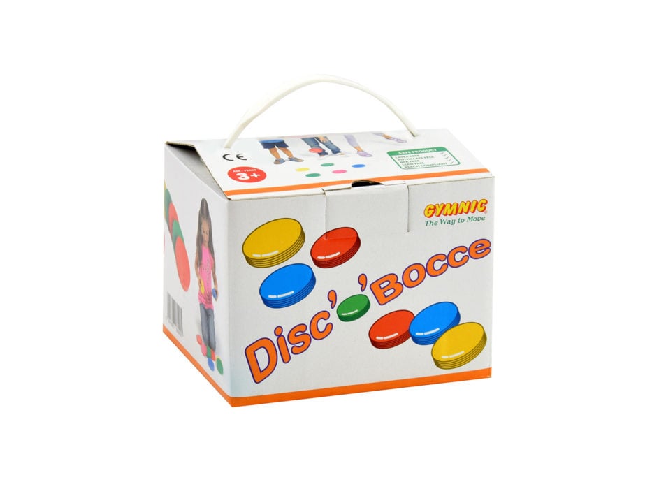 Set 9 discuri Gymnic DiscoBocce - Joc exterior