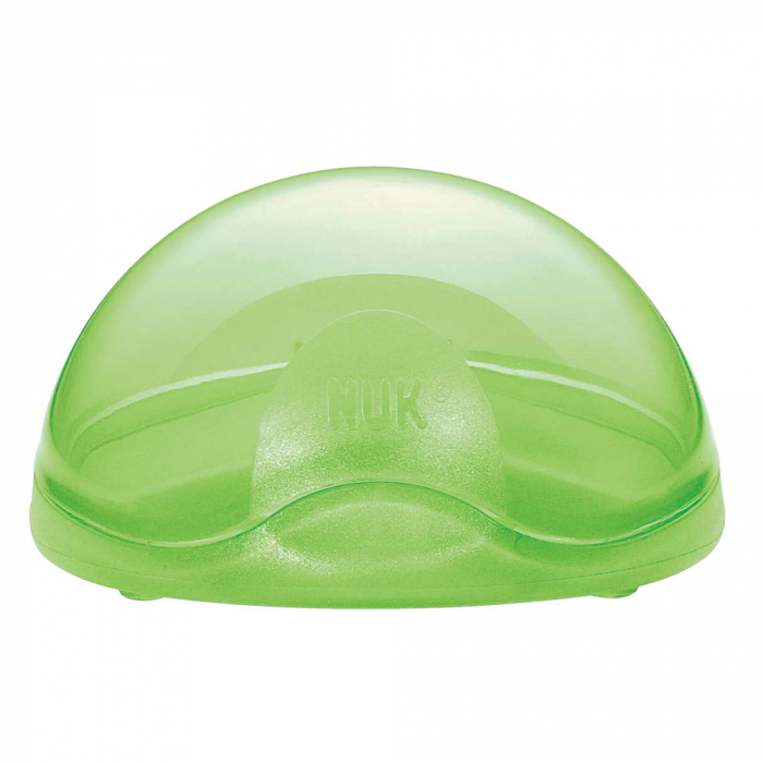 Cutie Port-Suzetă NUK Verde | Protecție și Igienă