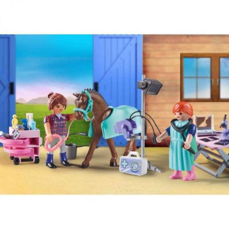 Playmobil Veterinar Caluti - Îngrijire creativă