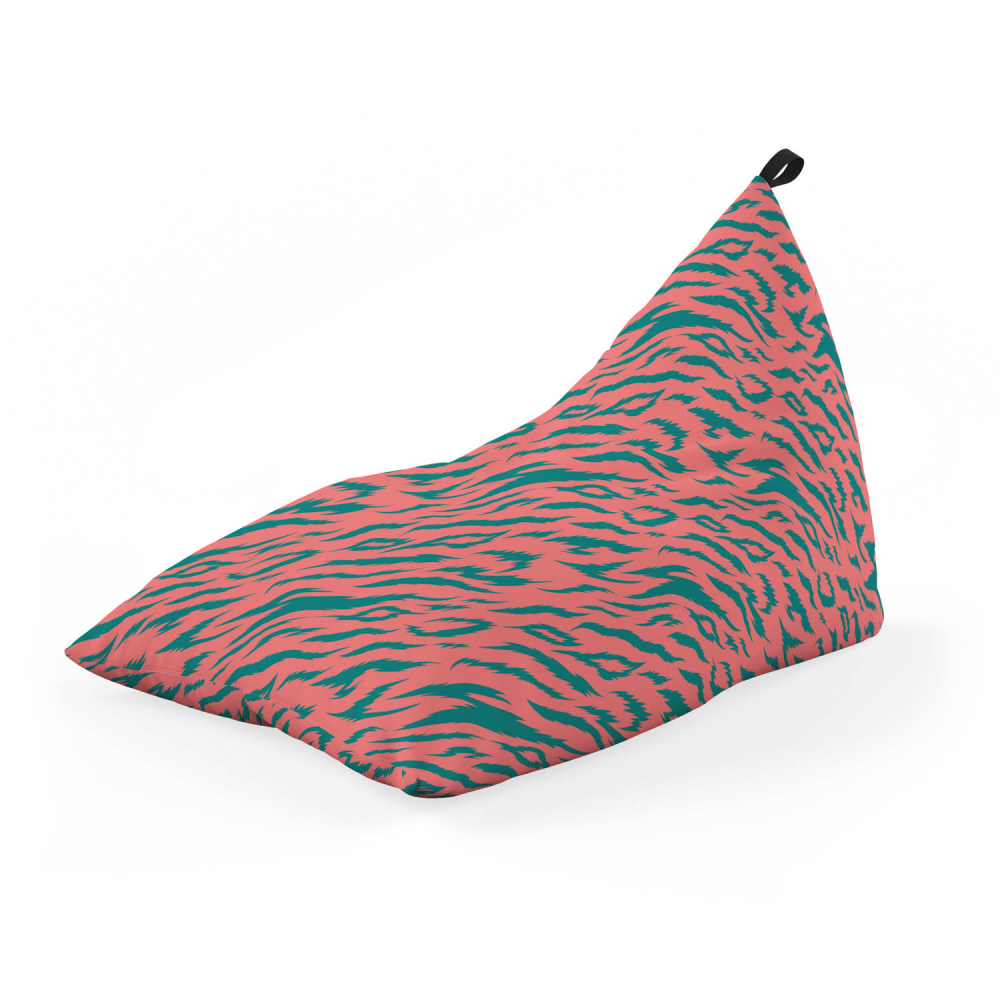 Fotoliu Puf Lounge Tigle Pink Updeco - imagine 5