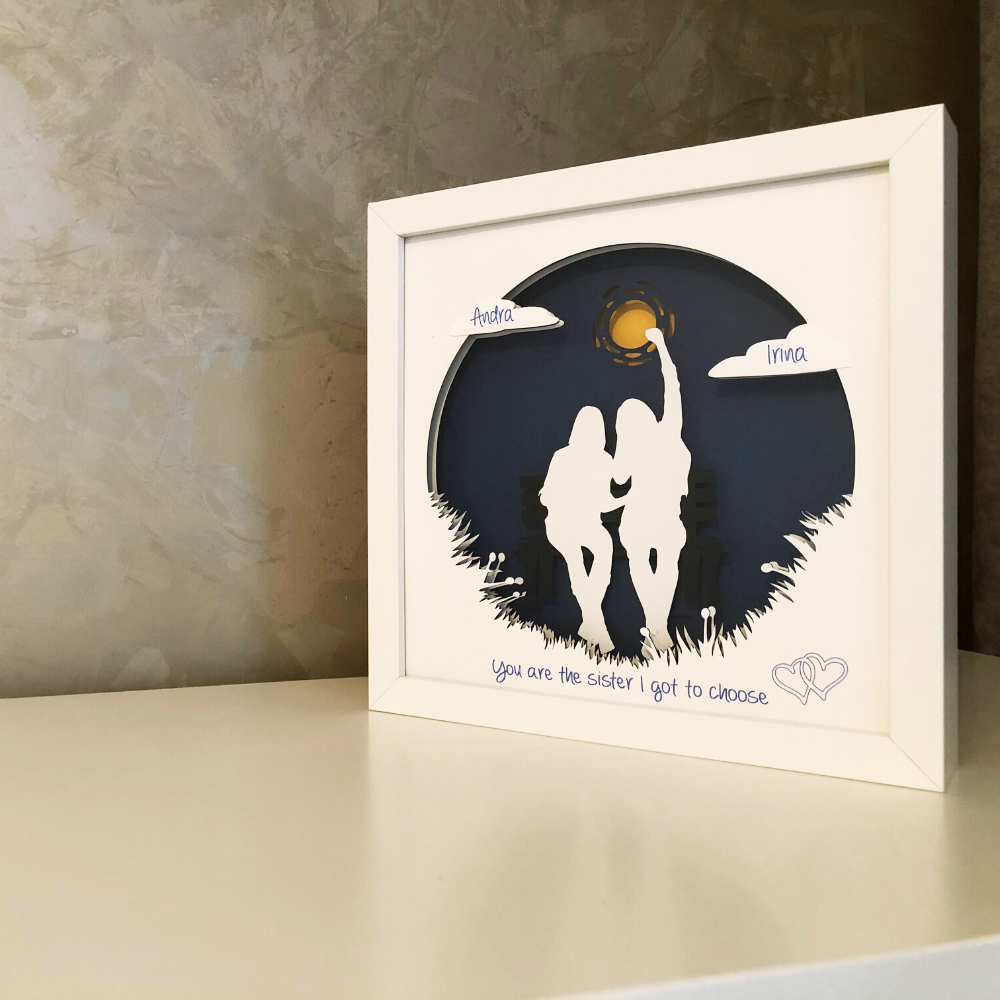 Tablou Luminos Prietene 001 | Noorhandmadeatelier - imagine 6
