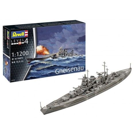 Revell Gneisenau Battleship Model 1:1200