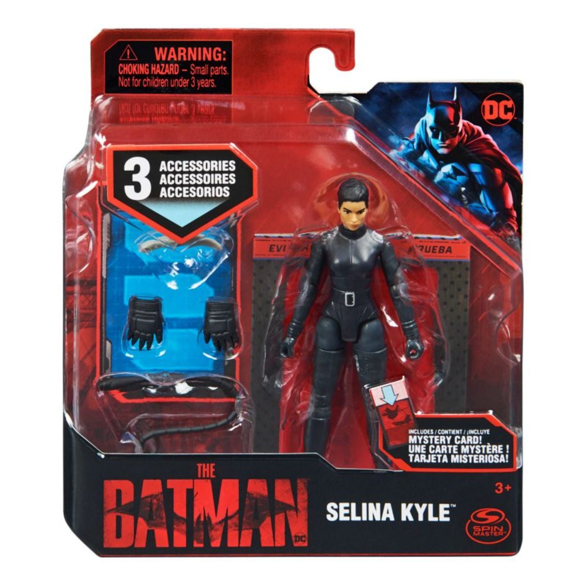 Set Figurina Batman Selina Kyle cu Accesorii, 10 cm