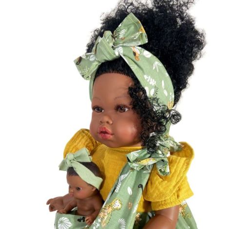 Papusa Nines D'Onil Maria Afro cu miros de vanilie - imagine 2