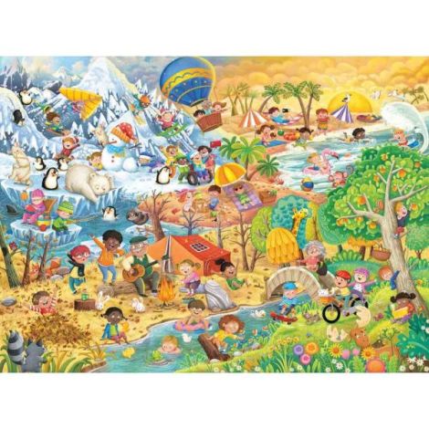 Ravensburger Puzzle 4 Anotimpuri 100P XXL - imagine 3