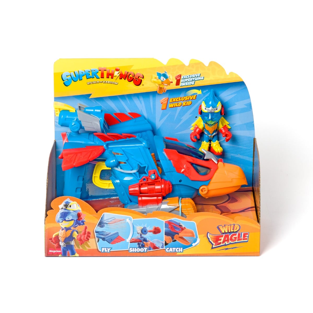 Set SuperThings Wild Eagle Jet | Figurină & Vehicul
