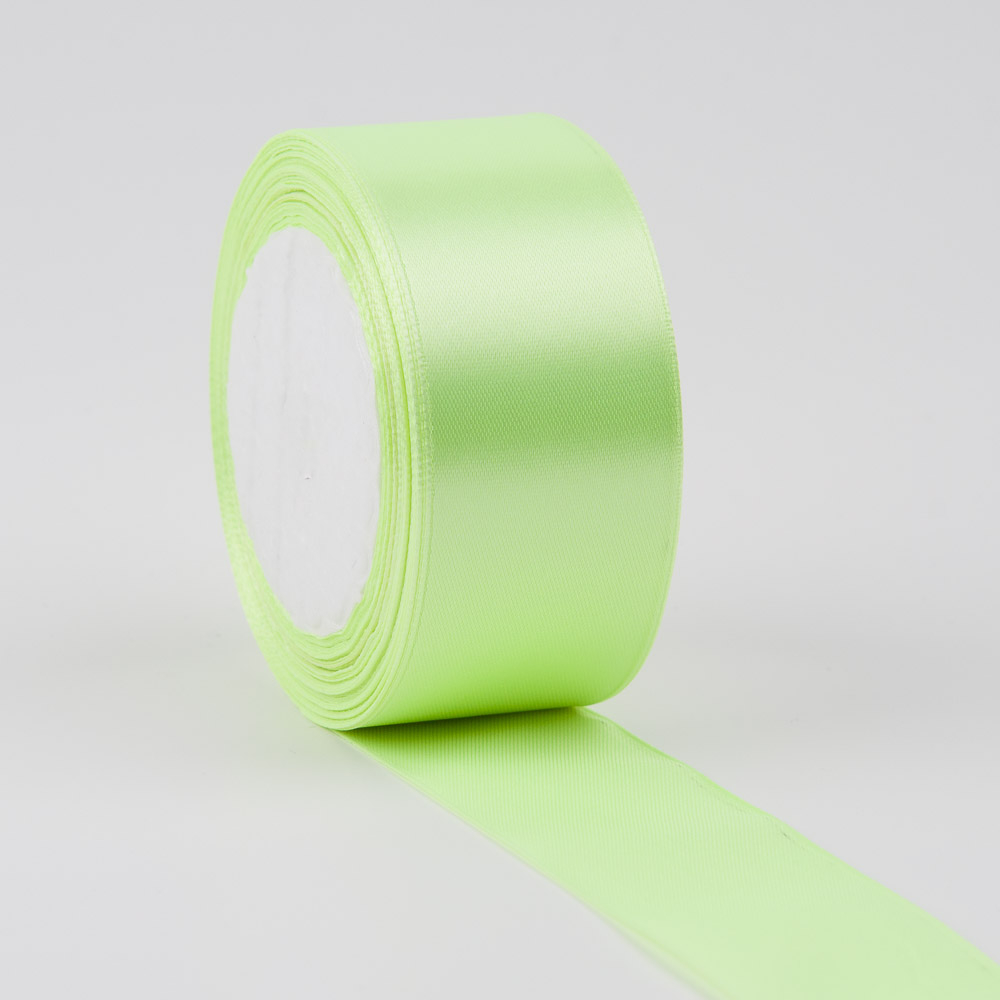 Panglică Satin Verde Neon Amacs, 2.5cm x 22.5m