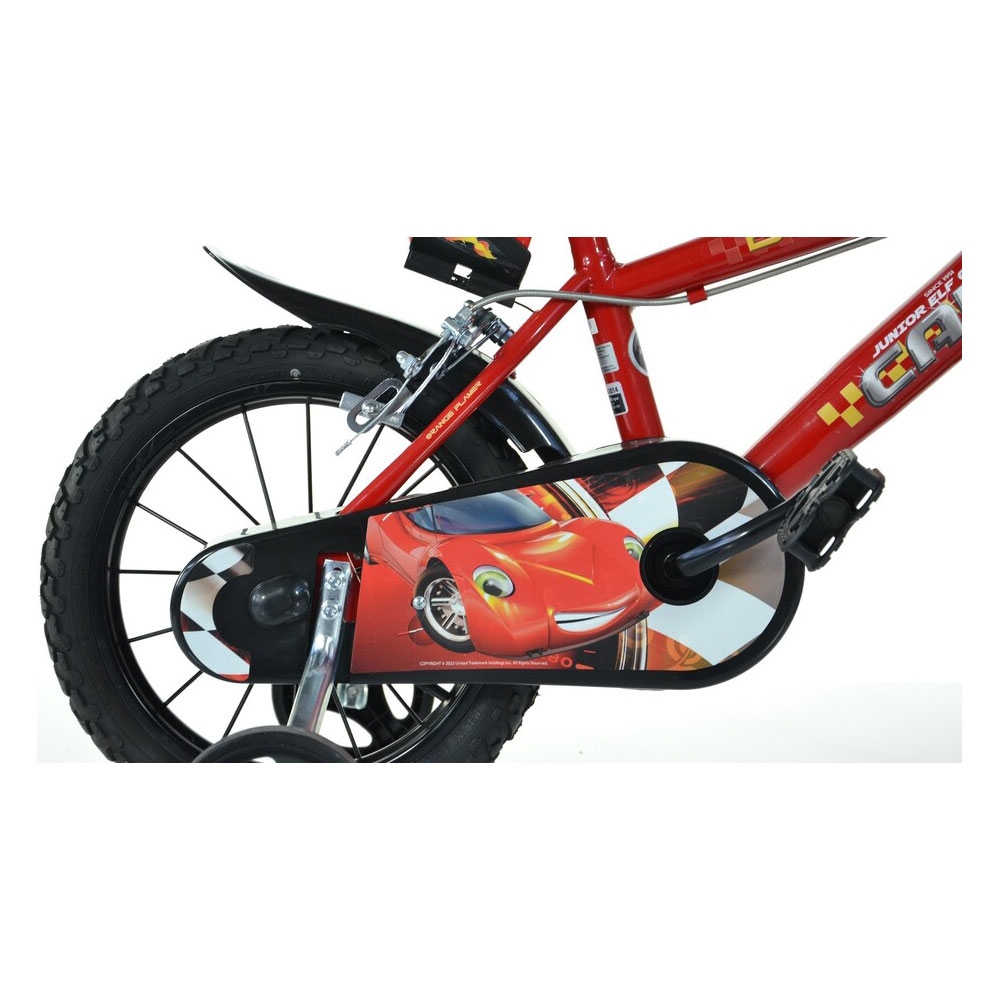 Bicicleta Dino Bikes Cars 14" cu Roti Ajutatoare