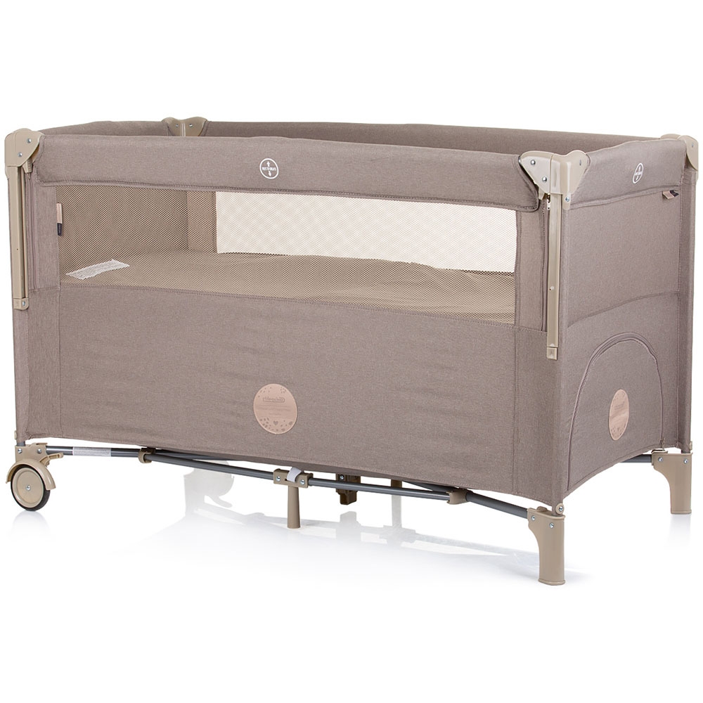 Pătuț pliabil Chipolino Relax Macadamia Linen
