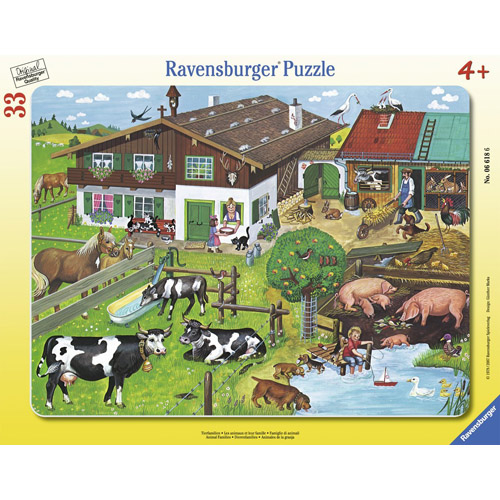 Puzzle Ravensburger Animale 33 piese