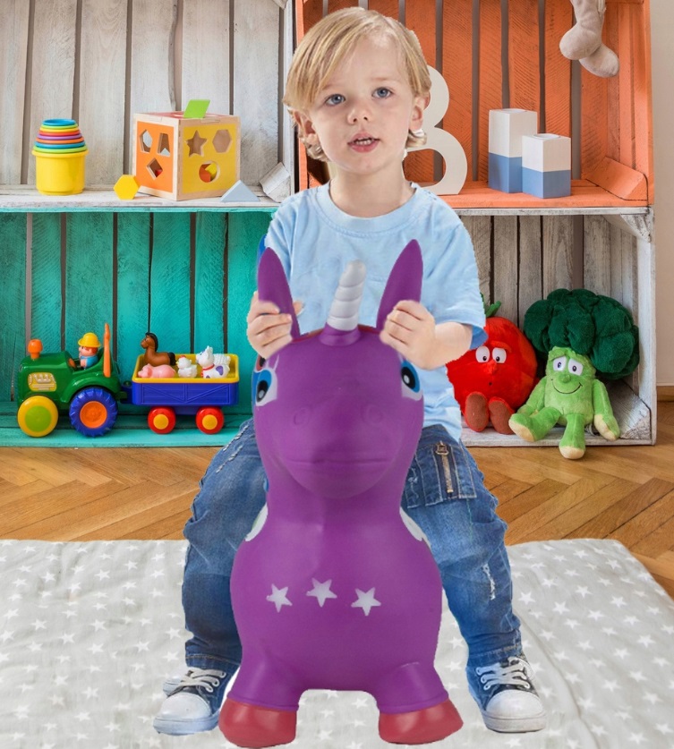 Unicorn Gonflabil Malplay | Jucărie Echilibru și Mișcare - imagine 8