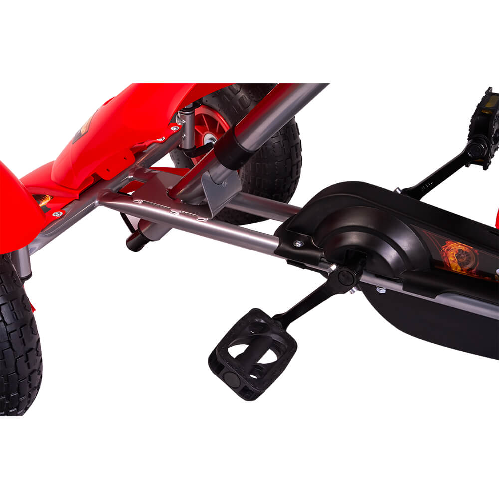 Kart Pedale Kidscare F618 Air Rosu, 4-9 Ani - imagine 3