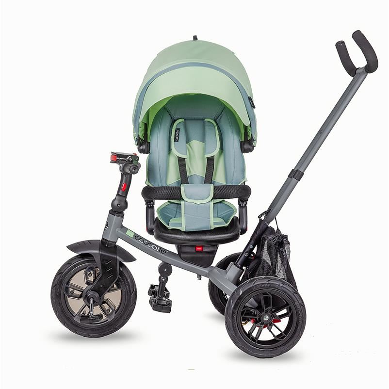 Tricicleta Coccolle Pianti Verde Multifunctionala - imagine 9