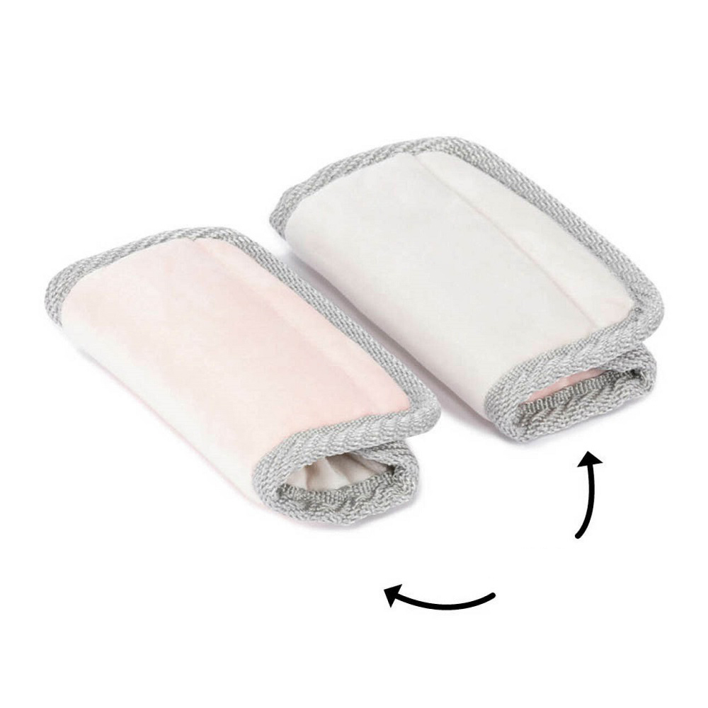 Diono Soft Wraps Pink - Protectii Centuri Scaun Auto - imagine 2