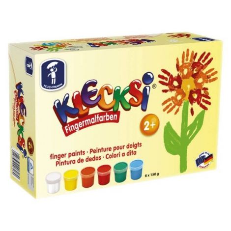Vopsea degetele Feuchtmann Maxi, 6 culori