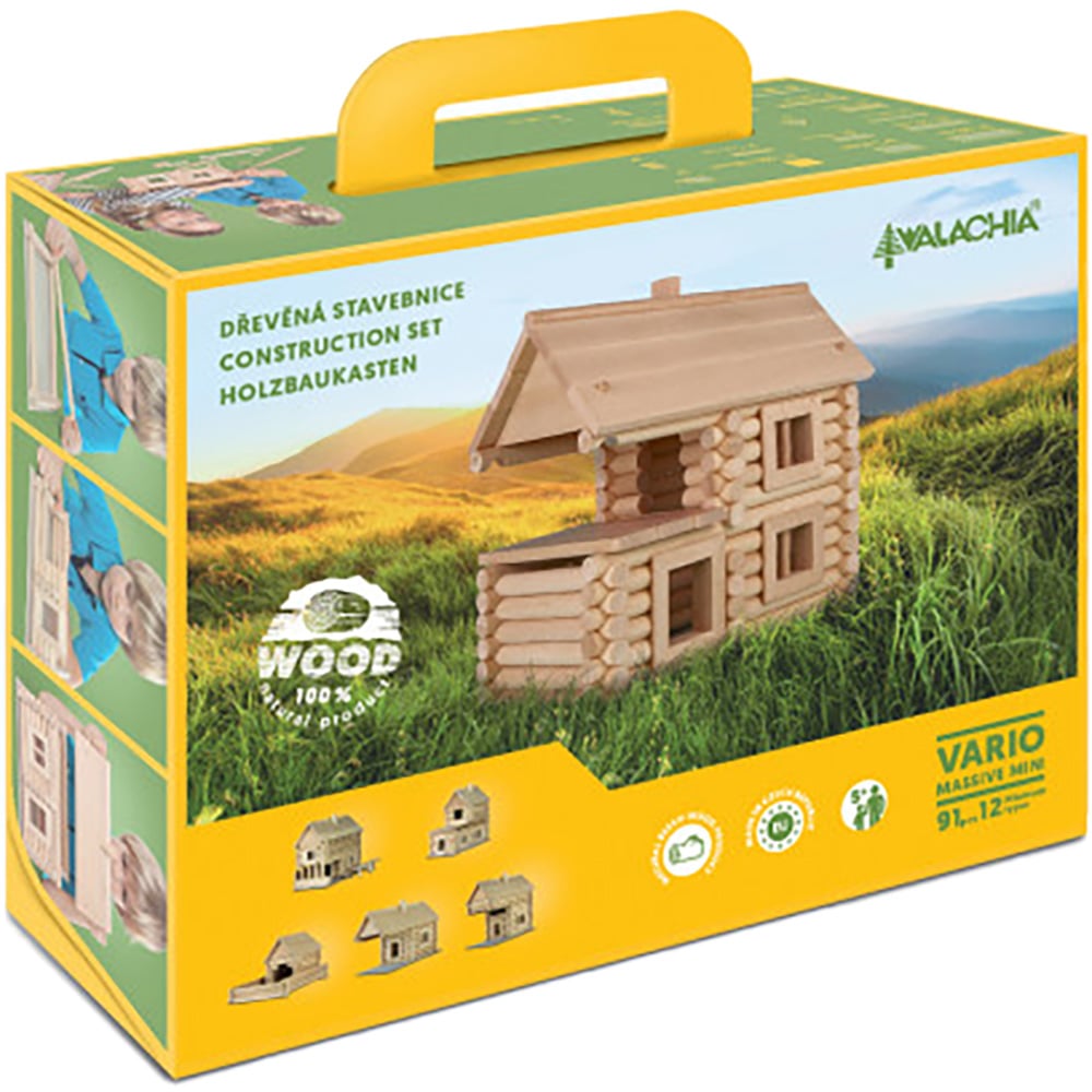 Set Constructie Walachia Vario 91 Piese Lemn