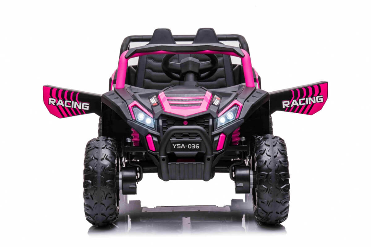 Masinuta Electrica Buggy UTV 2000 Roz - Autokids - imagine 4