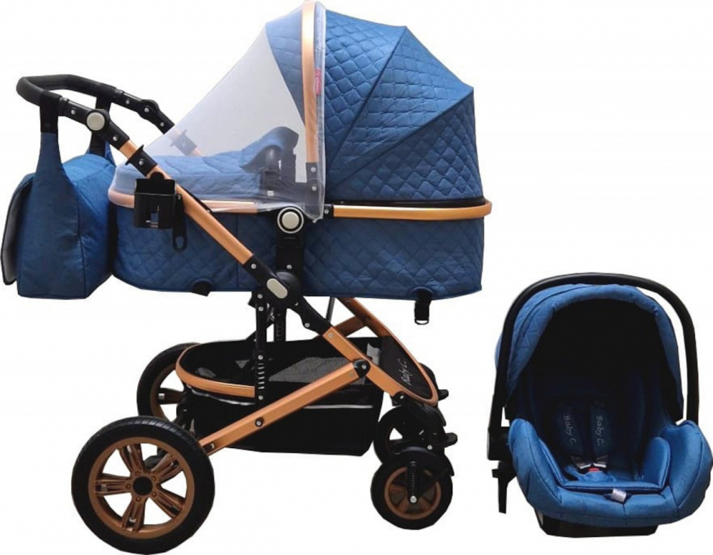 Baby Care Pro 530 Carucior 3 în 1 Transformabil - imagine 5